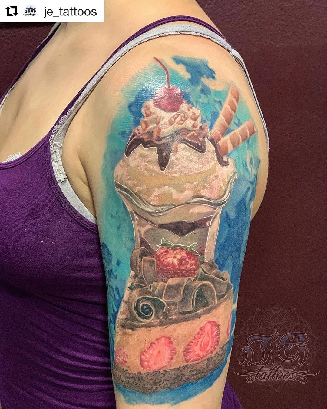 Game Face Tattoo