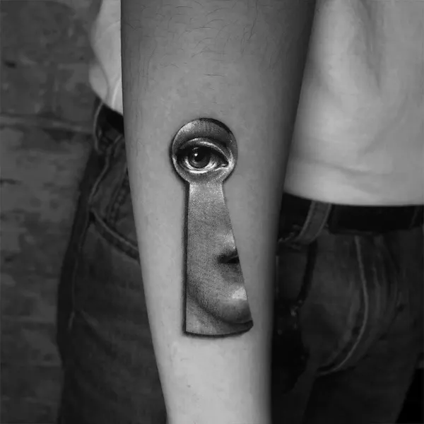 얼굴, 거울, 초현실, 뇌신, 카메라