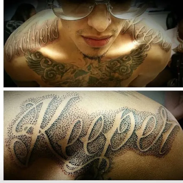 Game Face Tattoo