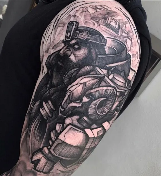 Ink and Dagger Tattoo