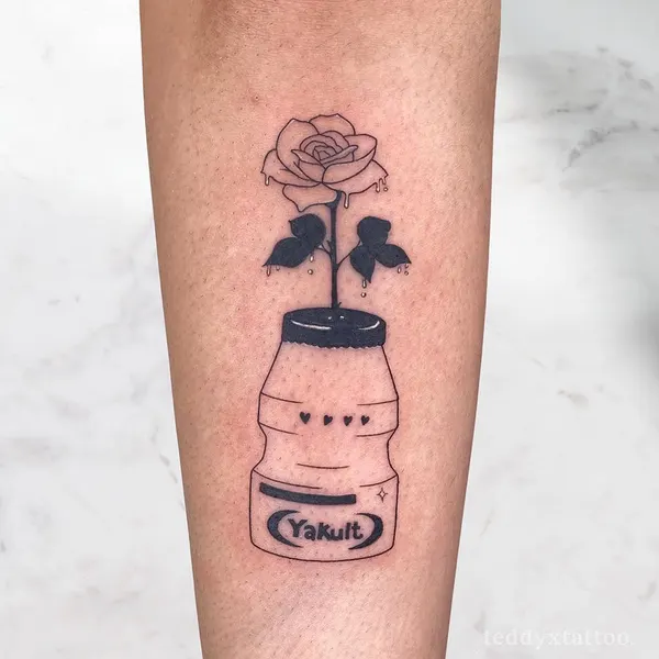 Flower, 병, 커피, 향수, 잉크병, 촛불