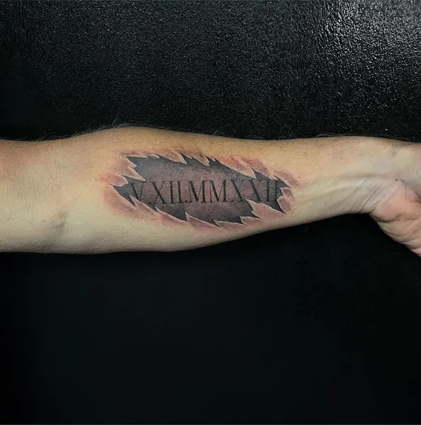 Game Face Tattoo