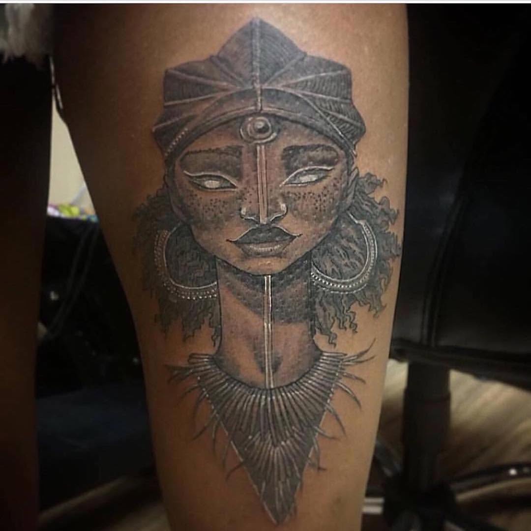 Game Face Tattoo