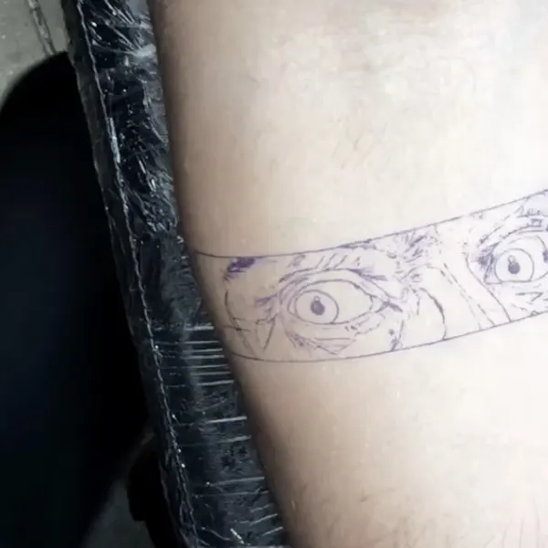 Mini, 풍신, 얼굴, 카드, 카툰, 텐구, 다루마