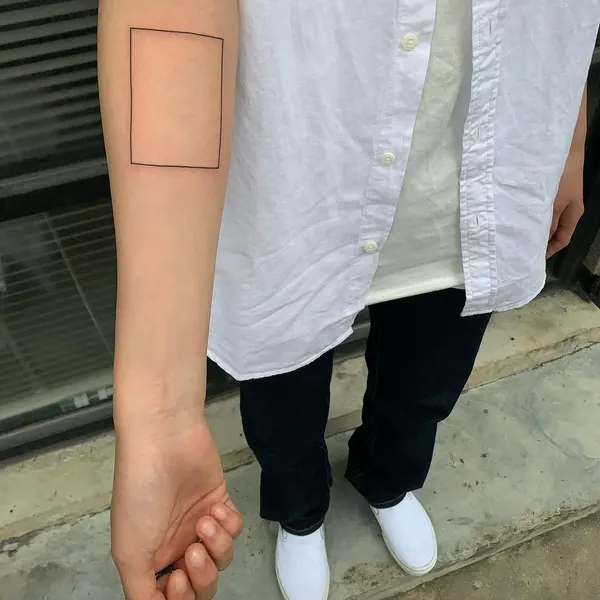 여권, 사각형, 테두리, Geometric, 카드, 미니멀