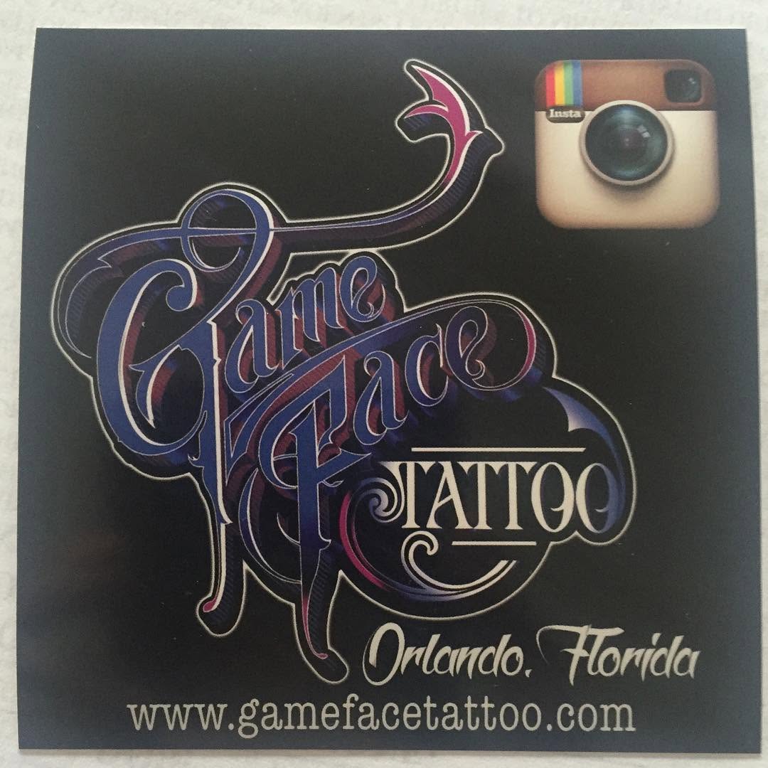 Game Face Tattoo