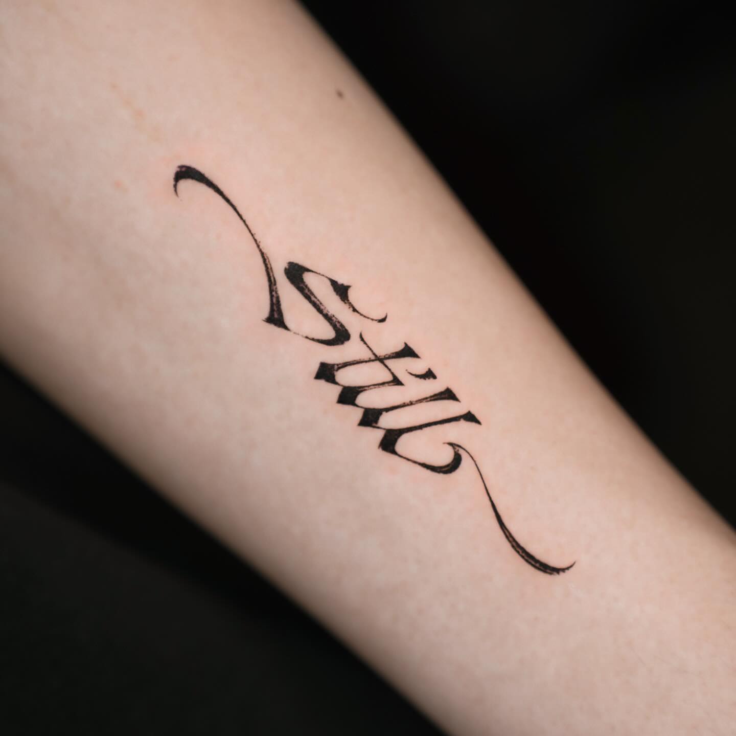 Lettering, Flower
