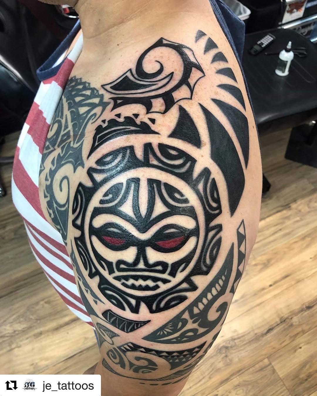 Game Face Tattoo