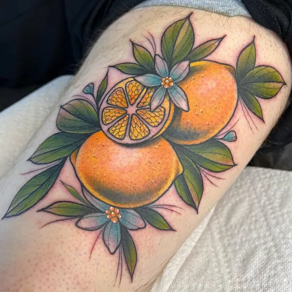 Flower, 과일, 레몬, 석류