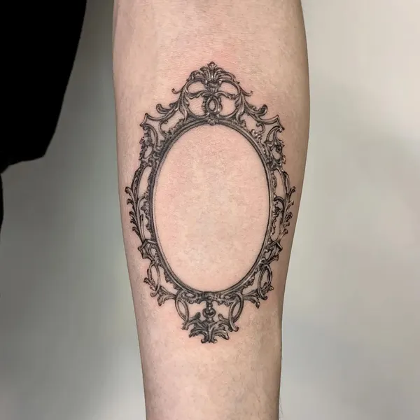 Flower, Rose, 거울, 프레임