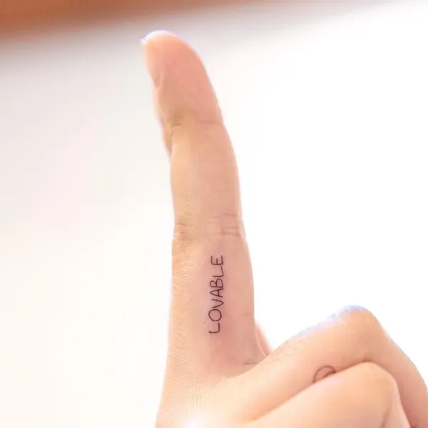 Lettering, 동백꽃
