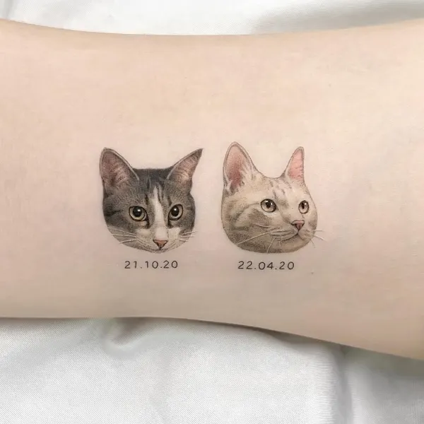 여우 가면, 커플/우정 타투