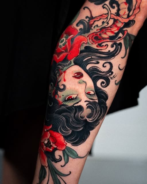 Flower, Dragon
