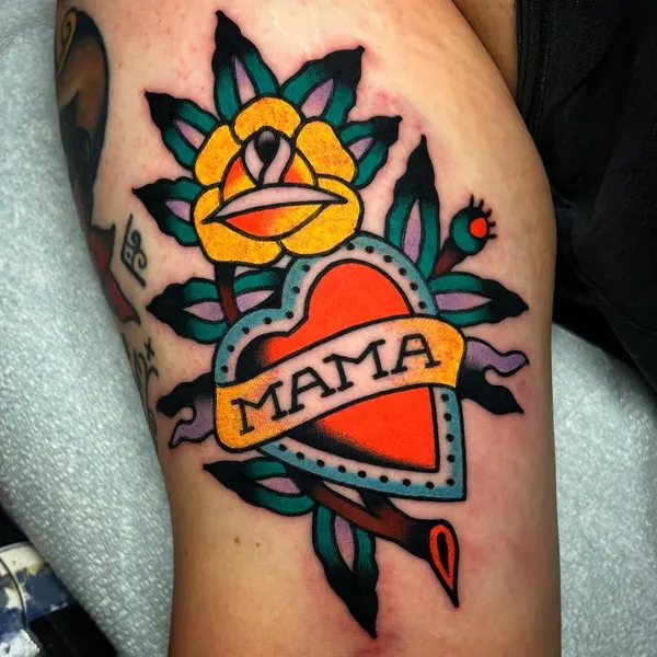 Flower, Rose, Lettering