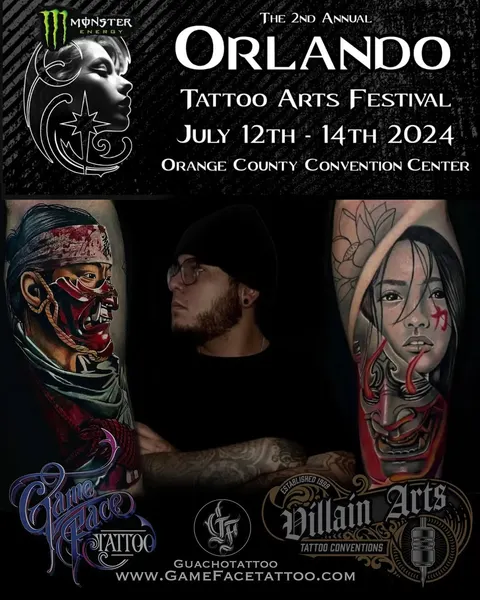 Game Face Tattoo