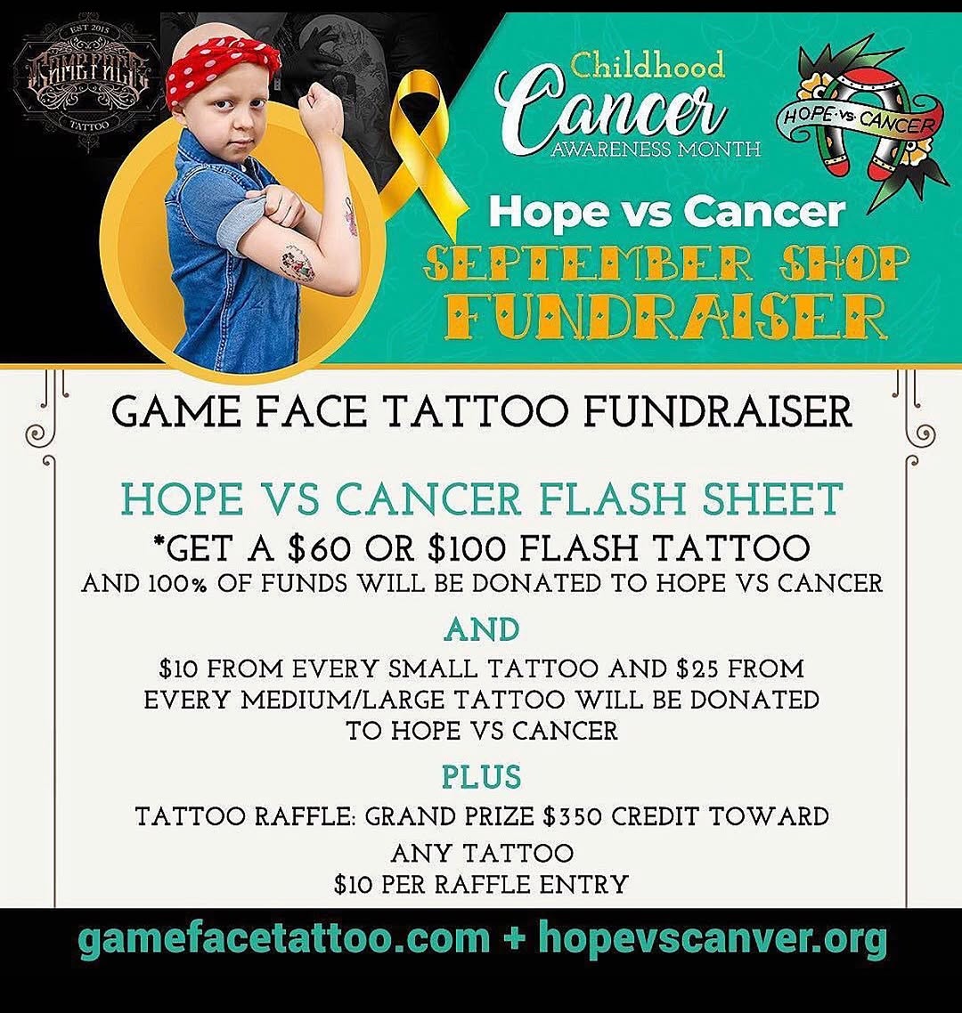 Game Face Tattoo