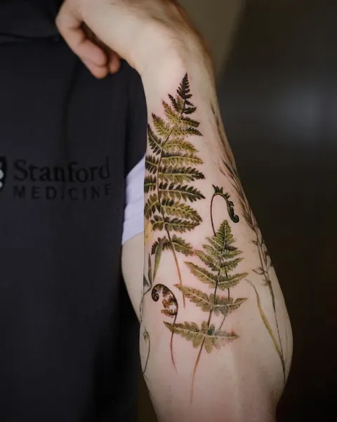 Flower, 고사리, 단풍잎, 잎