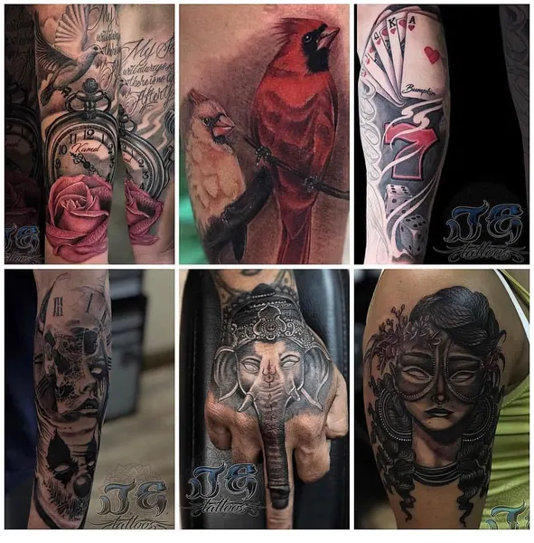 Game Face Tattoo