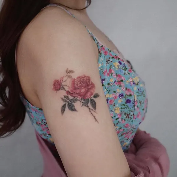 Flower, Rose, 모란, 목련, 한복, 커버업