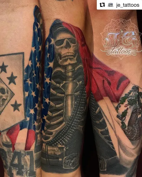 Game Face Tattoo