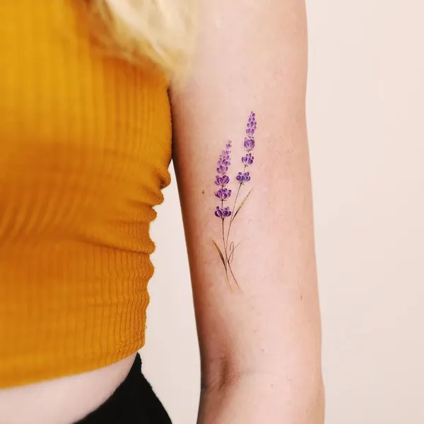 Flower, Lettering