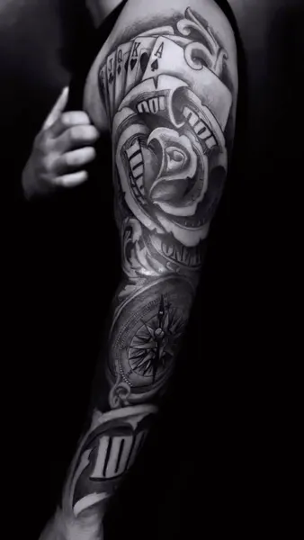 Game Face Tattoo