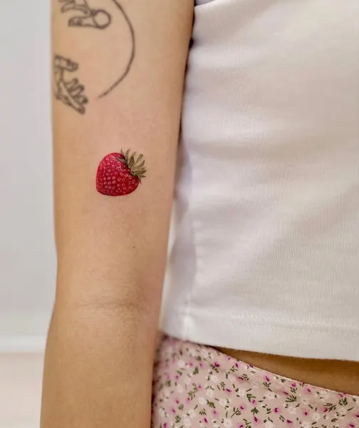 Flower, 딸기, 무당벌레