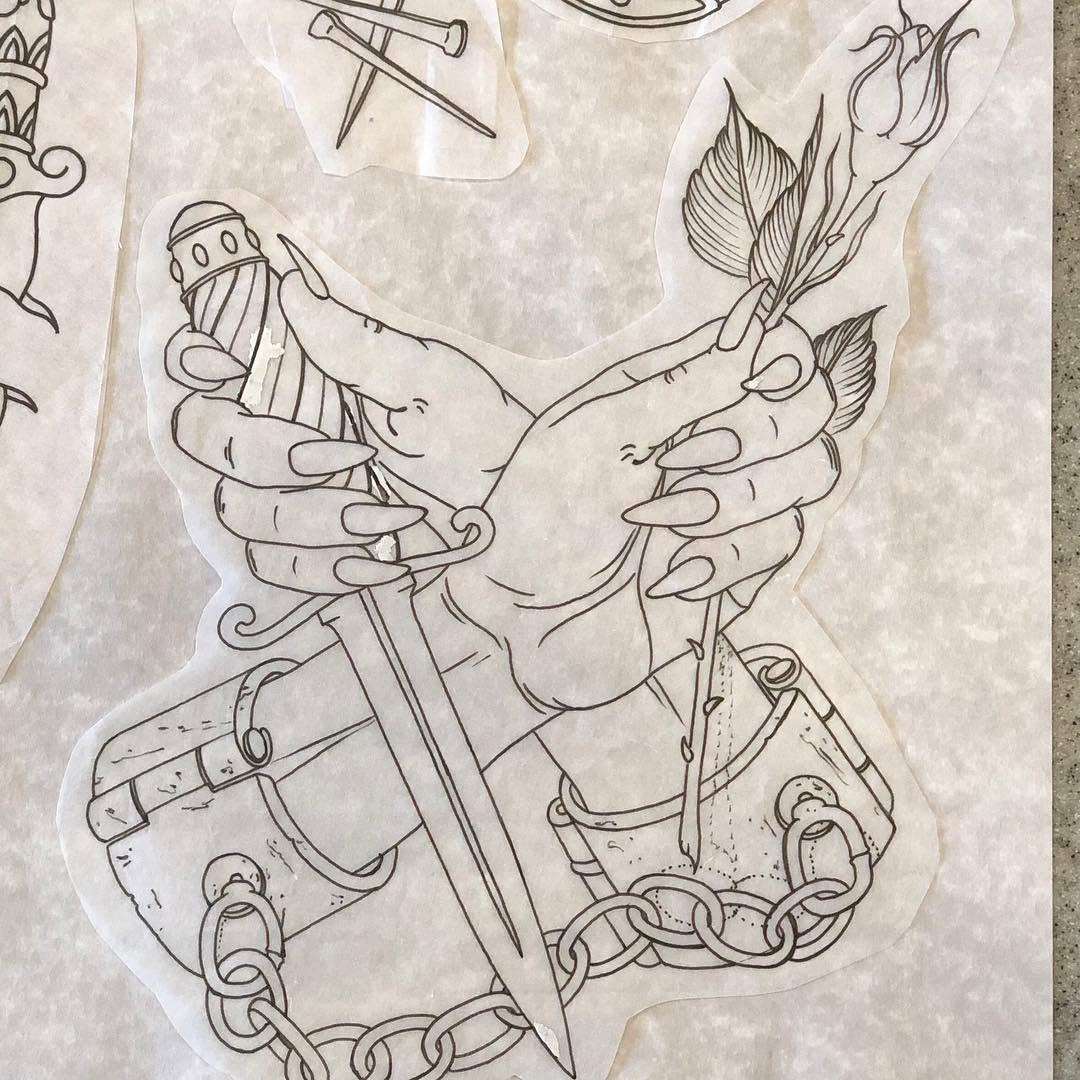 Ink and Dagger Tattoo