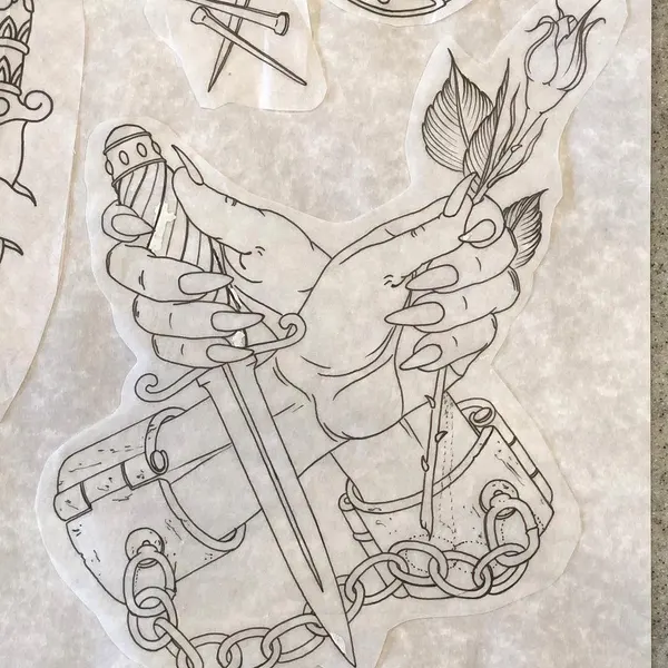 Ink and Dagger Tattoo