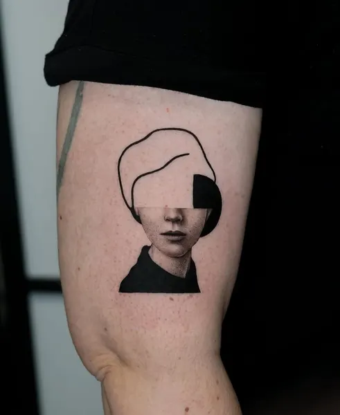 얼굴, 남성, 뇌신, 오니, 유령, 텐구, 펑크, 한야, 게이샤, 다루마, 삼족오, 초현실, 어릿광대, 우키요에, 큰 타투, 연기, 풍신, 그래픽, 노리개, 카메라, 카타나