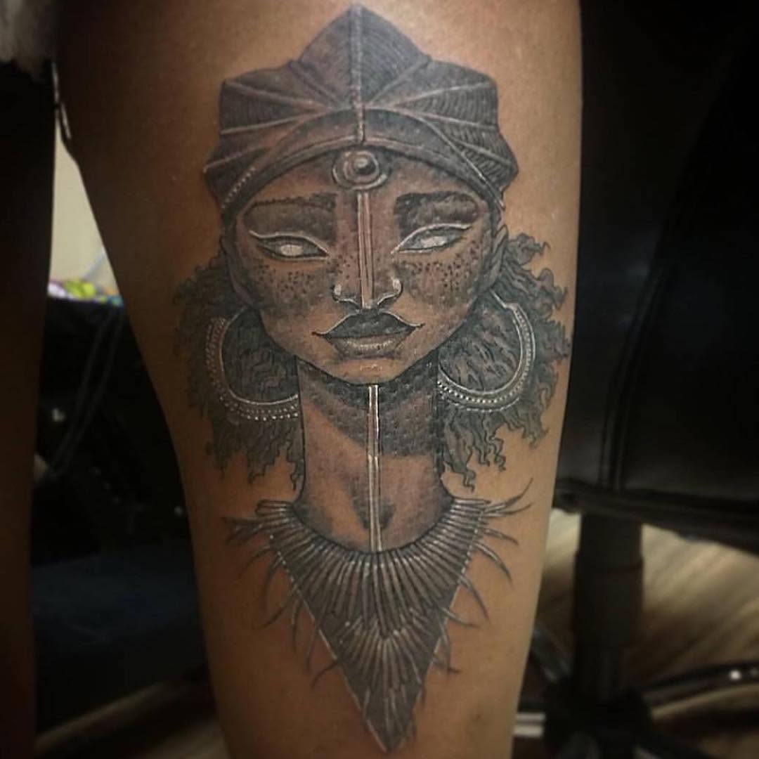 Game Face Tattoo