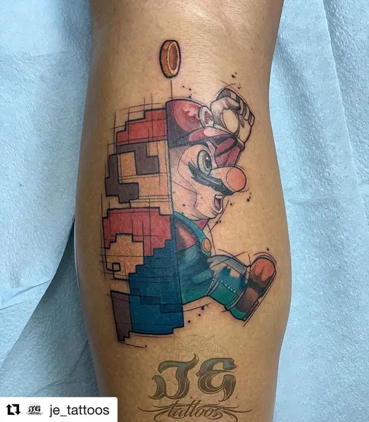 Game Face Tattoo