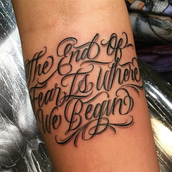 Lettering