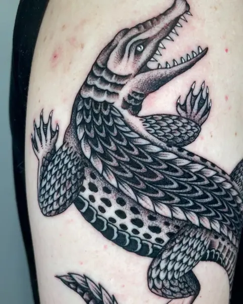 Dragon, 악어