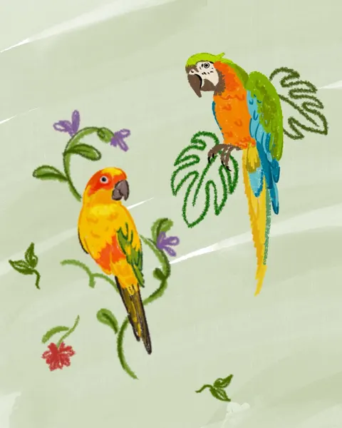 Animal, Nature, 앵무새