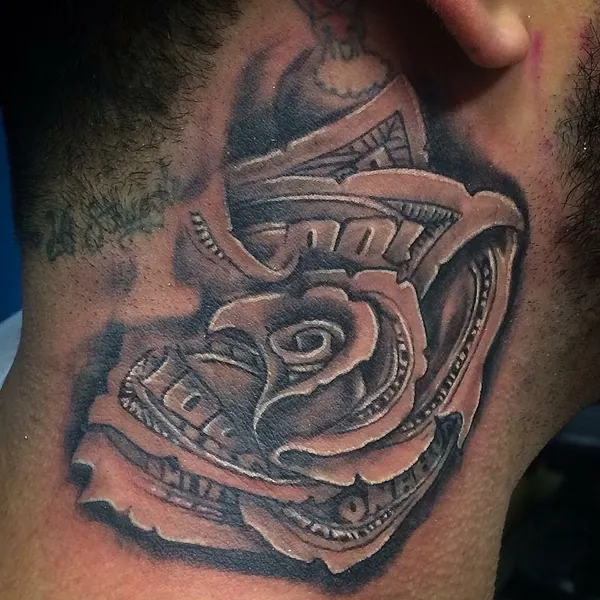 Game Face Tattoo