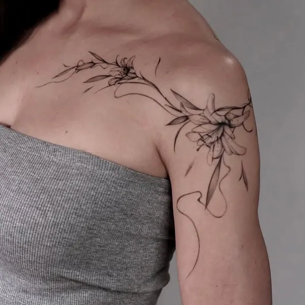 뇌, Flower, Nature, 번개, 해부학, 등 전체 타투