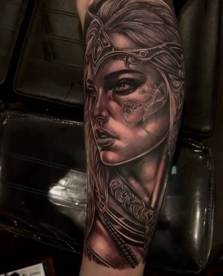 Game Face Tattoo