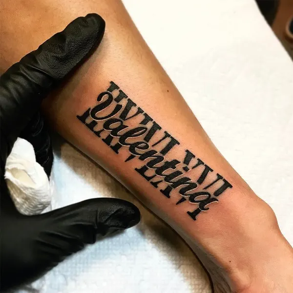 Lettering