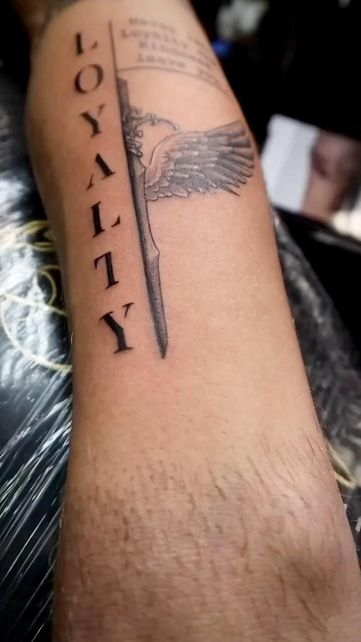 Game Face Tattoo