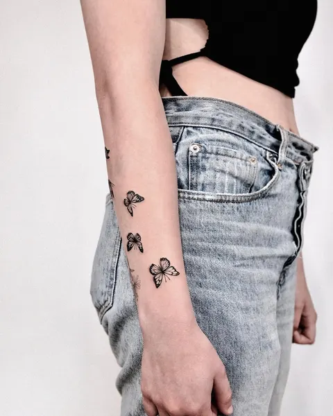 Flower, Lettering