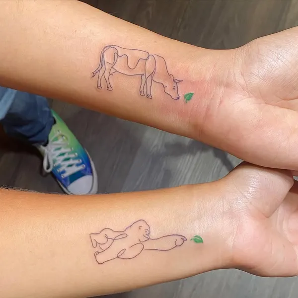 우정, 우정 타투