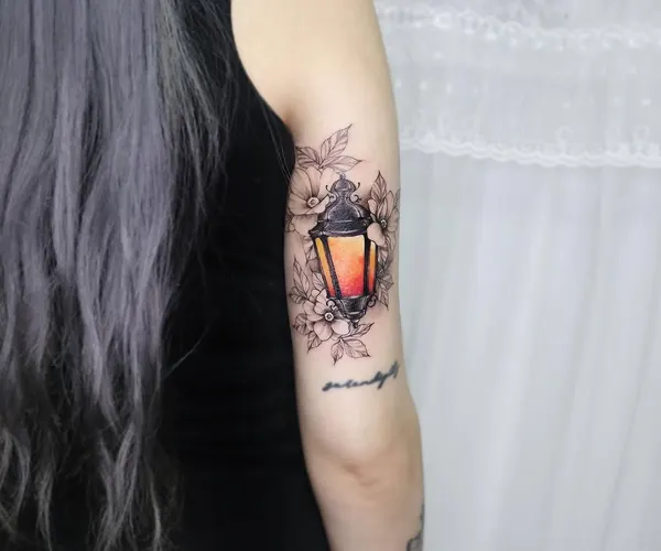 Flower, 장식, 촛불, 모래시계