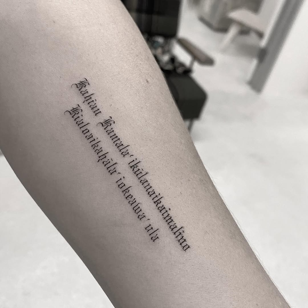 Lettering
