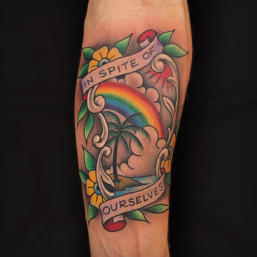 Flower, Rose, Lettering