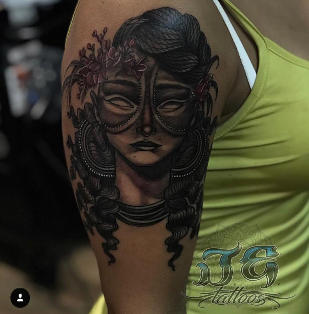 Game Face Tattoo