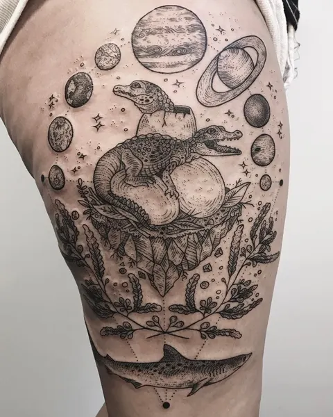 Dragon, 악어