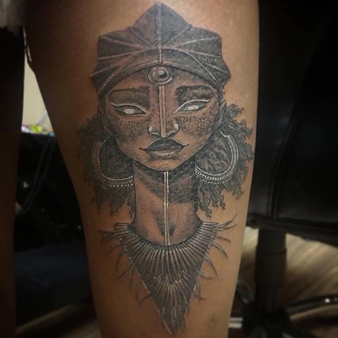 Game Face Tattoo