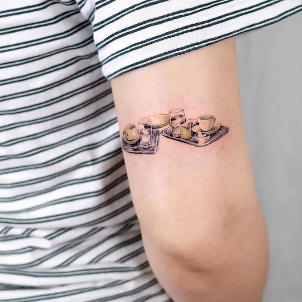 Flower, Lettering