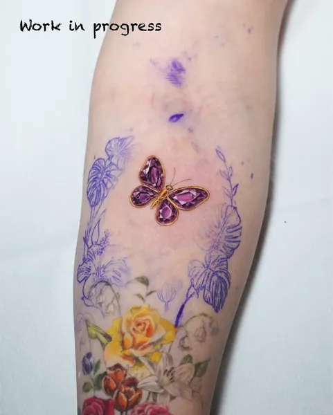 Flower, Animal, 플라밍고